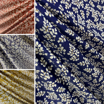 Printed Floral 45" Polyester Fabric